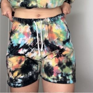 Big Bud Press tie dye shorts